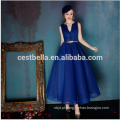 Moda Feminina Reino Unido EUA Top Quality Royal Blue Evening Dress Maxi Vintage Boutique Vestido Royal Blue Celebrity Dress